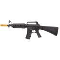 Party Pro 333934, Mitraillette d'assaut AK-47/M16 noire en plastique