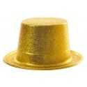 Party Pro 33395, Chapeau Haut De Forme paillette Or