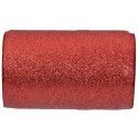 SANTEX 3405-7-10, Bobine Bolduc Pailleté de 10mm x 50 mètres, Rouge