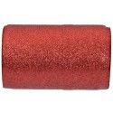 SANTEX 3405-7-10, Bobine Bolduc Pailleté de 10mm x 50 mètres, Rouge