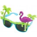 P'TIT Clown re35350, Lunettes exotiques flamant rose et palmier