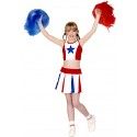 Déguisement Pompom girl 128cm LUXE, 5-7 ans