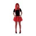 P'TIT Clown re39901 - Tutu en tulle doublé Rouge