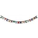 Party Pro 40114402, Guirlande Joyeux Anniversaire Hologramme 2m