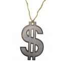 P'TIT Clown re40140 - Collier Dollar géant argent