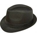 P'TIT Clown re40389 - Chapeau Borsalino tissu noir