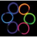 Party Pro 40930210AC, Tube de 100 bracelets lumineux GLOW LUXE en assortiment