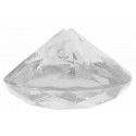 Sachet de 4 MARQUE-PLACES Gros Diamants, Transparent