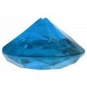 Sachet de 4 MARQUE-PLACES Gros Diamants, turquoise