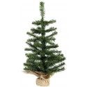 Petit sapin de Noël artificiel 60 cm (61 branches), Vert