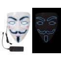 P'TIT Clown re44062 - Masque Anonyme, lumineux à led