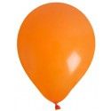 Sachet de 8 ballons latex 23cm unis, Orange