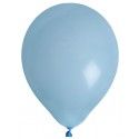 Sachet de 8 ballons latex 23cm unis, Ciel