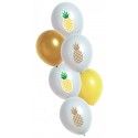 Sachet de 6 ballons Ananas