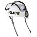 P'TIT Clown re47700 - Casque de policier, blanc