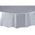 Nappe plastique RONDE Ø, Gris RONDE