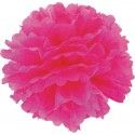 Party Pro 50246, Boule Pompon Papier De Soie Fuchsia 40 cm