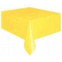 Nappe plastique RECTANGLE, Jaune