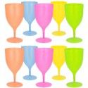 LOT de 10 Gobelets Party Cup plastique, coloris assortis 35cl