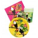 Set Vaisselle Toucan 6 personnes