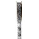 SANTEX 5267-4-15, Ruban strass autocollant, argent