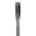 SANTEX 5267-4-15, Ruban strass autocollant, argent