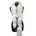 BOA en plumes, blanc 1m80