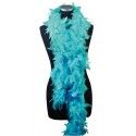 BOA en plumes, turquoise 1m80