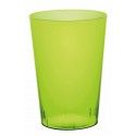 Lot de 10 Gobelets plastique rigide 23cl, translucide Vert anis