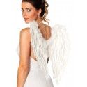 Ailes d'ange 50cm en plumes blanches