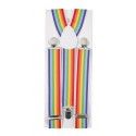 P'TIT Clown re56003 - Bretelles, largeur 3.5 cm, Rayées multicolores