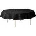 SANTEX 5921-11, Nappe RONDE en intissé 180 CM Ø, luxe OPAQUE RONDE, Noir