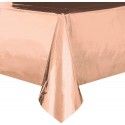 Nappe plastique rectangle 2,74m METALLISEE Rose Gold