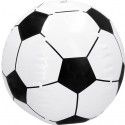 Ballon de football plastique gonflable Noir/blanc 25cm