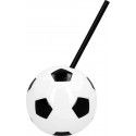 Gobelet ballon de football avec paille