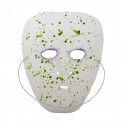 Party Pro 631990, Masque Zombie blanc et rouge ou vert