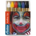 Party Pro 6441234000, Boite de 6 crayons gras