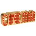 Déco Lettres CINÉMA lumineuses 30 cm, Cinéma