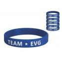 P'TIT Clown re66606 - Lot de 6 bracelets Team EVG, bleus