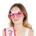 P'TIT Clown re66612 - Lunettes couronne Team EVJF, roses