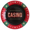 Sachet de 10 Assiettes Casino 22,5cm