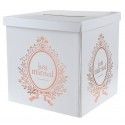 TIRELIRE mariage Just Married, Rose Gold