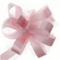 SANTEX 70178-5 - Sachet de 5 noeuds automatiques tulle rose