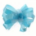 SANTEX 70178-8-50 - Sachet de 5 noeuds automatiques tulle turquoise