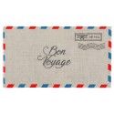 Sachet de 20 Serviettes BON VOYAGE, rectangles