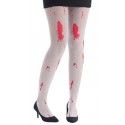 P'TIT Clown re74221 - Collants blancs sanglants