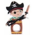 SANTEX 7523-99, Sachet de 6 ballotins Pirate enfant en carton