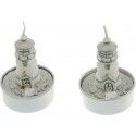 Chaks 80206, Set de 2 bougies Phare 6cm 