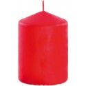 Chaks 80291-02, Grande bougie cylindrique 10 cm, Rouge