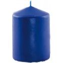 Chaks 80291-22, Grande bougie cylindrique 10 cm, Bleu roy